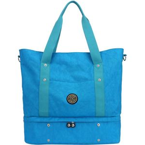 Grote Capaciteit Sport Gym Bagage Tas Reizen Messenger Bag Dubbele Schoudertas Handtassen top-handvat Tassen Voor vrouwen/E