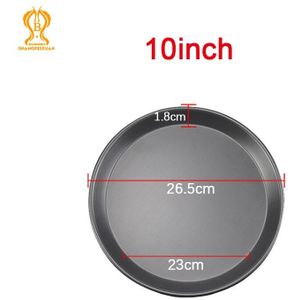 Shangpeixuan 6/7/8/9/10/11/12 Inch Pizza Pan Aluminium Non-stick plaat Pan Diepe Schotel Bakvormen Ronde Pizza Tray Baking Tool