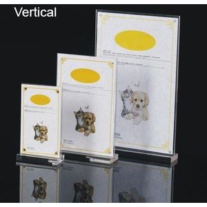 Magnetische Acryl Plexiglas Tafel Kaart Display Stand Fotolijst Met Base Acryl Tafel Kaart Teken Deel Tool Kits Voor Bruiloft