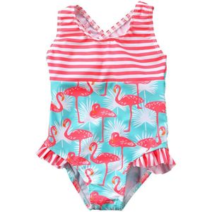 Peuter Baby Kids Meisje Flamingo Bikini Badpak Badmode Badpak Badmode Zomer Badmode Kinderen Kind Badpak Bikini