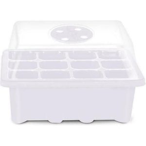 Zaad Starter Lade Cellen Kweekbak Planten Ontkiemen Kit Tuin Zaad Beginnen Lade Met Koepel En Base Plus Plant Tags