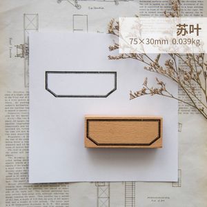 Vintage Frame Label Stempel Diy Houten Stempels Voor Scrapbooking Briefpapier Scrapbooking Standaard Stempel