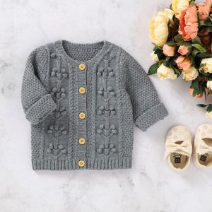 Baby Meisjes Jongens Lange Mouw Trui Baby Truien Kleur Gebreide Herfst Winter Trui