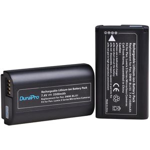 Durapro 2Pc DMW-BLJ31 Dmw BLJ31 Batterij + Lader Met Type C Poort Usb Kabel Voor Panasonic Lumix S1, s1R, S1H Mirrorless Camera 'S