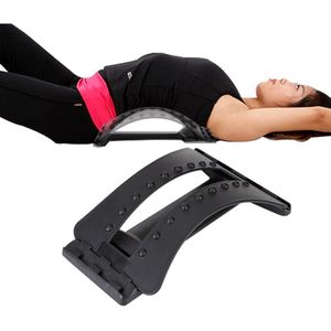 Wervelkolom Pijn Relief Lumbale Tractie Stretching Apparaat Taille Wervelkolom Ontspannen Back Massage Board Preventie Lumbale