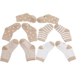5 paren/pak Kinderen Katoenen Sokken Jongen, Meisje, Baby, baby Warm Houden Streep Stippen Mode Sport&#39;s Sokken Herfst/Winter Kids