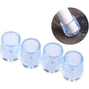4 stks/set Siliconen Stoel Been Caps Voeten Pads Meubels Tafel Covers Sokken Floor Protectors Ronde Bodem Beschermende Antislip cups
