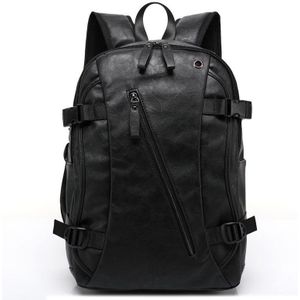 2022 Mannelijke Rugzak Mannen Lederen Tas Pouch Voor Man Usb Opladen School Rugzak Mannen Business Beroemde