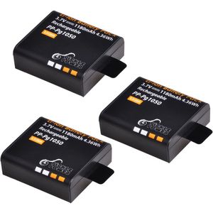 3.7V 1180 Mah PG1050 Actie Camera Batterij Voor Eken H9 H9R H3 H3R H8PRO H8R SJ4000 Sjcam SJ5000 M10 SJ5000X Oplaadbare Batterij