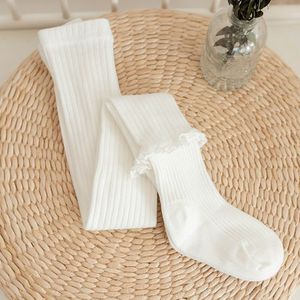 Menoea 8 Kleur Baby Meisjes Effen Kleur Legging Kinderen Lente Herfst Kant Lange Panty Gebreide Sokken Kinderen Strakke Katoenen Broek