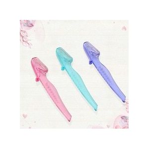 5Pcs Mermaid Wenkbrauw Trimmer Plastic Haar Remover Vrouwen Gezicht Scheermes Wenkbrauw Trimmers Messen Scheerapparaat Voor Make-Up Cosmetische Kit