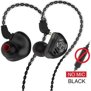 Trn V90 Hoofdtelefoon 4BA 1DD Metalen Headset Hybrid Eenheden Hifi Bass Oordopjes Monitor Koptelefoon Noise Cancellingtrn Vxpro MT1 CS2 BT30