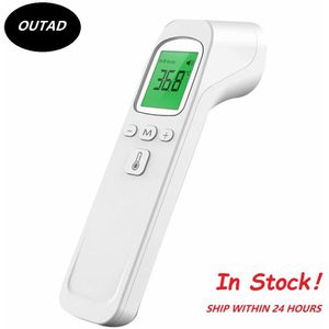 Outad Infrarood Thermometer Voorhoofd Thermometer Non-Contact Digitale Thermometer Met Backlit Led Display Temperatuur Meting