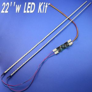 22 Inch Breed Led Backlight Lampen Update Kit Verstelbare Led Licht Voor Lcd Monitor 2 Led Strips R20