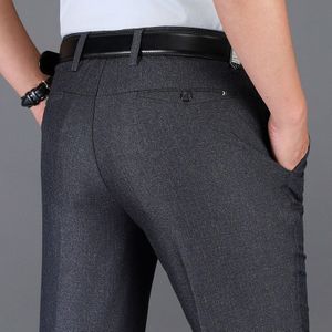 Mens Pak Broek Lente Zomer Mannen Jurk Broek Straight Business Kantoor Formele Broek Kleding Klassieke Broek Mannelijke Bottom