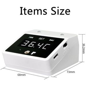 Multifunctional Wall Mounted Thermometer commercial home outdoor thermometer USB plug-in thermometer one-button fast measure