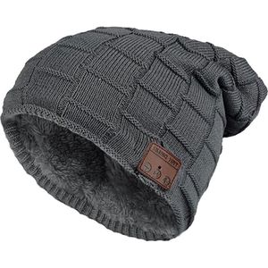 Winter Warm Muziek Hoed Draadloze Headset Sport Hoeden Hoofdtelefoon Slimme Cap Speaker Mic Hoeden Voor