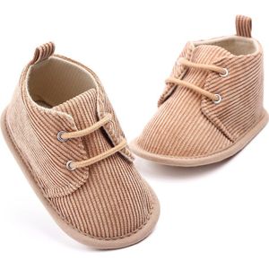 0-18 Maanden Peuter Baby Jongens Geribbeld Solid Soft Sole Crib Schoenen Sneakers Pasgeboren Baby Eerste Wandelaars Schoenen