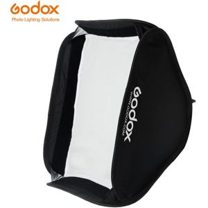 Godox 60x60 cm 20 ""* 20"" Softbox Zak Kit voor Camera Studio Flash fit Godox S -Type Bowens Elinchrom Mount (Softbox alleen)