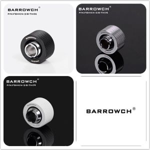 Barrowch Drie-Punt 3/8 ""Dunne Buis Hand-Strakke Joint 3/8"" Dikke Buis Compressie Fitting FBHKN-3/8