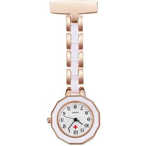 Verpleegkundigen Horloge Vrouwen Mannen Rose Goud Zilver Pin Clip-on Zakhorloge Opknoping Broche Dames Verpleegkundige zakhorloge