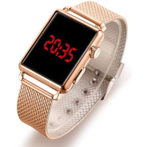 Kinderen Horloge Led Datum Elektronische Digitale Horloges Plastic Band Gold Sport Student Uur Klok Man Vrouwelijke A3874