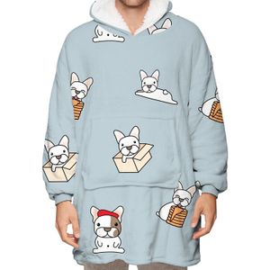 Leuke Cartoon Dieren Crewneck Thuis Trainingspak Warm Houden In De Winter Fleece Hoody Vrijetijdskleding Big Size Unisex Kleding