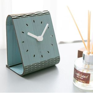 Wooden Table Clock Modern Bedroom Decoration Desk Clocks for Student Office Desktop Watch Home Decor