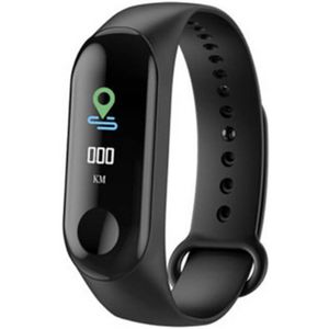 M3 Smart Horloge Mannen Vrouwen Hartslagmeter Bloeddruk Fitness Tracker Smartwatch Sport Slimme Band Voor IOS Android Zwart rood