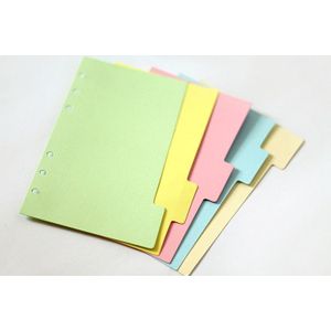 B5 A5 A6 A7 Eenvoudige PP PVC Spiraal Bindmiddel Losbladige Notebook Vel Shell Kantoor Schoolbenodigdheden Transparante Beknopte Planner cover