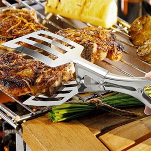 Keuken Koken Gereedschap Salade Brood Koken Voedsel Serveren Tang Groente Klem Rvs Keuken BBQ Tang Clip