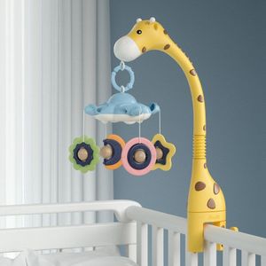 Baby Rammelaar Mobiele Muziekdoos Nachtlampje Roterende 360 ° Flexibele Rotatie Mobiele Pasgeboren Slapen Bed Speelgoed Baby Rammelaar