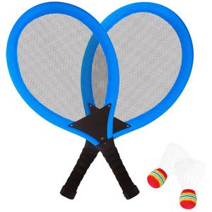 Led Lichtgevende Badminton Racket Set Lichtgewicht Badminton Shuttle Spel Set Voor Outdoor Indoor Sport Activiteiten