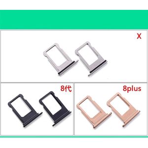 8 8PLUS X XR XS XSMAX Waterdichte Micro Nano Dual Enkele SIM Card Adapter Houder Reader Eject Insert Smartphone metalen PCB Board