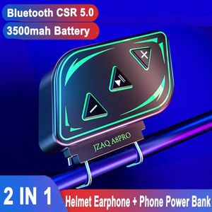 3500Mah Bluetooth 5.0 Motor Helm Headset Draadloze Handsfree Stereo Oortelefoon Motorfiets Hifi Hoofdtelefoon Ondersteuning Telefoon Opladen