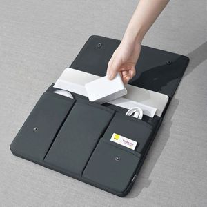 Baseus Laptop Sleeve 13/16Inch Waterdichte Reizen Opbergtas Voor Mobiele Telefoon Notebook Grote Capaticy Flip-Cover Mouw