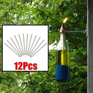 12pcs Vervanging Glasvezel Tiki Lont Voor Wijn Fles Tiki Fakkels Patio Licht Tuin Tiki Fakkels Patio Verlichting Tuin Licht