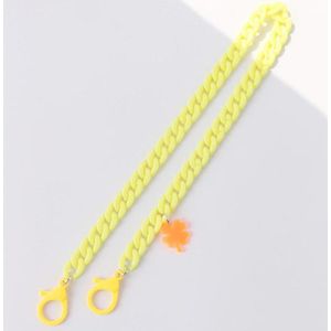 Kleurrijke Anti-Verloren Lanyard Masker Ketting Acryl Ketting Voor Vrouwen Zonnebril Hals Holder Lange Ketting Kettingen Strap Veiligheid