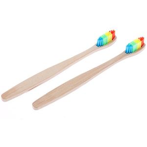 1 Pcs Natuurlijke Pure Bamboe Tandenborstel Draagbare Zacht Haar Tandenborstel Eco Vriendelijke Borstels Orale Cleaning Care Tools