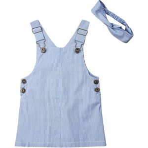 Pudcoco Bijpassende Pasgeboren Kids Baby Jongen Meisje Kleding Romper Bib Broek Jurk Outfit Set Kids Overalls