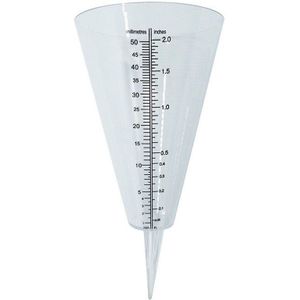 Kegel Regen Gauge Meting Grond Spike Neerslag Tuin Yard Neerslag Meetinstrumenten 2Pack