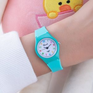 Horloge Siliconen Pinkycolor Kinderen Quartz Horloge Student Horloge Kids Relogio Infantil Klok Cadeau Voor Meisjes Jongen