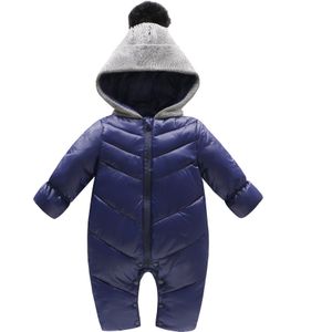 Baby Baby Beneden Katoenen Kleding Winter Verdikte Uitloper Jas Jumpsuits Peuter Pyjama Jongens Meisjes Kids Kleding Suits Romper