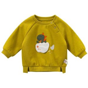 DB14892 Dave Bella Herfst Baby Jongens Knappe Cartoon T-shirt Kinderen Tops Jongens Kinderen Tees