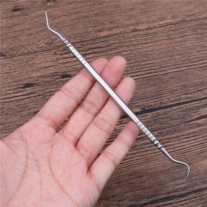 1Pcs Dubbele Uiteinden Tandarts Tanden Schoon Pick Rvs Dental Tool Producten Hygiëne Explorer Probe Haak