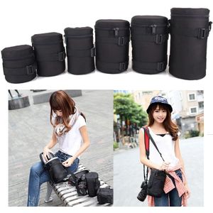 Professionele Waterdichte Dikkere Camera Padded Lens Bag Case Pouch Protector Taille Riem Houder voor Canon Nikon Tamron Sony Lens
