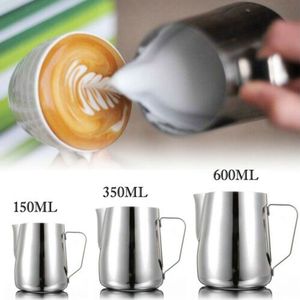 3 Maten Rvs Melk Craft Koffie Latte Opschuimen Art Jug Pitcher Mok Cup