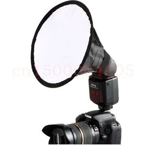 20 cm Strap Ronde Universal Flash Softbox Diffuser Voor canon nikon DSLR Camera SpeedLight