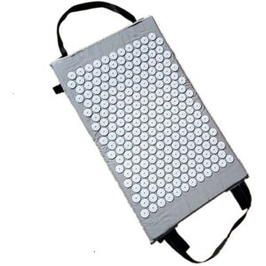 Spike Massage Kussen Yoga Acupressuur Pad Mat En Kussen Set Hals Back Body Spier Voet Massager Pijn Stress Met tas