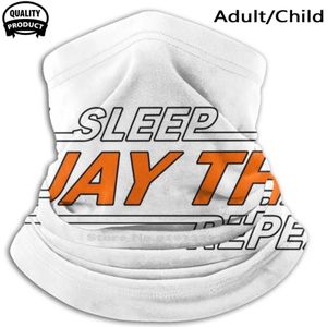 Eet Slaap Muay Thai Herhaal T-shirt Fietsen Vissen Cyclus Sjaal Uitlaat Eet Slaap Muay Thai Herhaal Eet Slaap Herhalen sport Muay